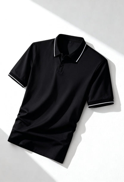 Men's Elegant Short Sleeve Polo Shirt - Menloft
