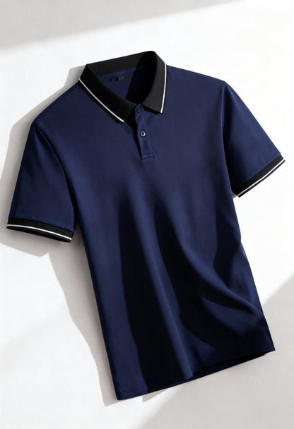 Men's Elegant Short Sleeve Polo Shirt - Menloft