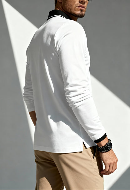 Men's Elegant Slim - Fit Polo Shirt - Menloft