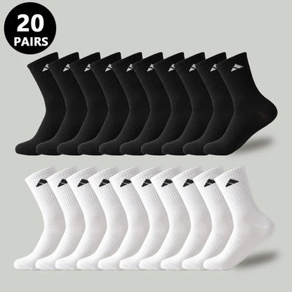 Men's Elite Comfort Crew Socks - Breathable Style Boost - MENLOFT LLC