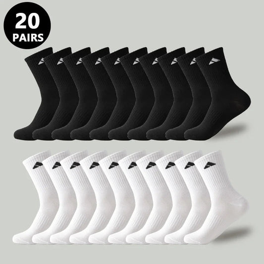 Men's Elite Comfort Crew Socks - Breathable Style Boost - MENLOFT LLC