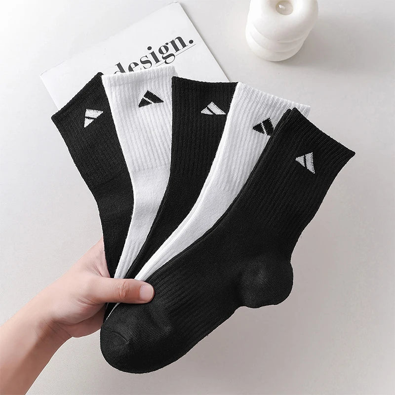 Men's Elite Comfort Crew Socks - Breathable Style Boost - MENLOFT LLC