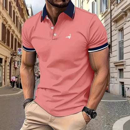 Men's Elite Comfort Polo - Stylish Breathable Confidence - MENLOFT LLC