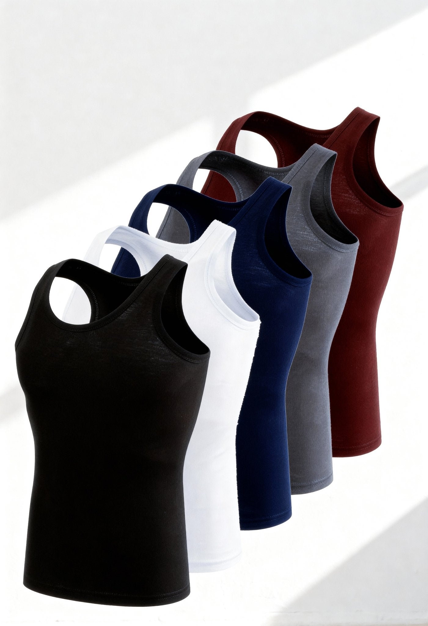 Men's Essential 5 - Pack Breathable Tank Tops - Menloft