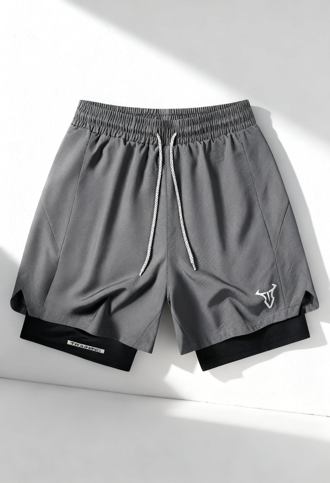 Men's Geometric Shaping Sports Shorts with Pockets - Menloft