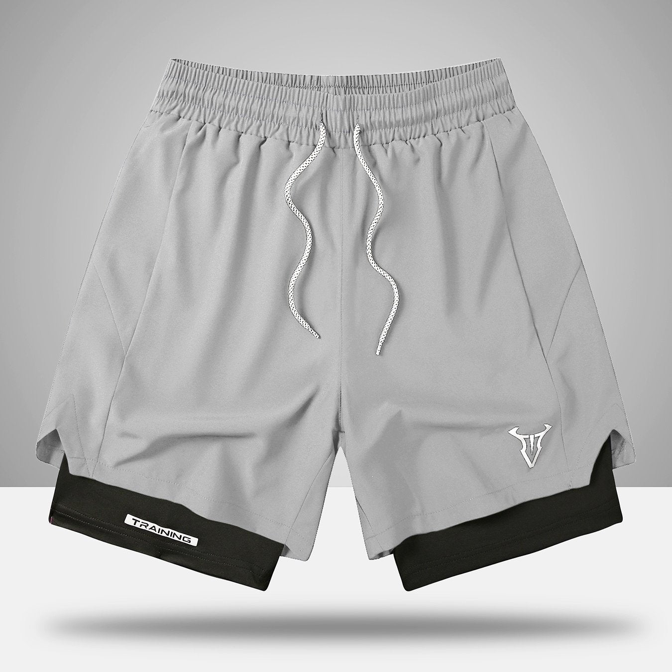 Men's Geometric Shaping Sports Shorts with Pockets - Menloft