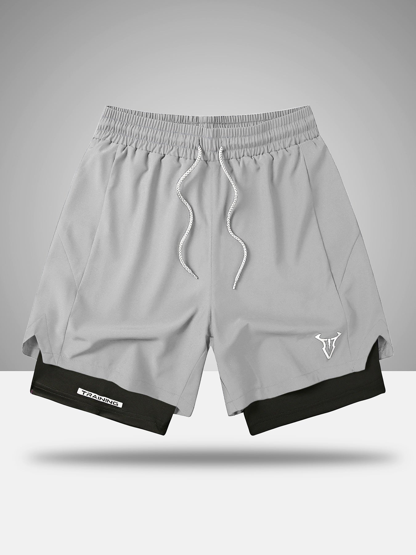 Men's Geometric Shaping Sports Shorts with Pockets - Menloft