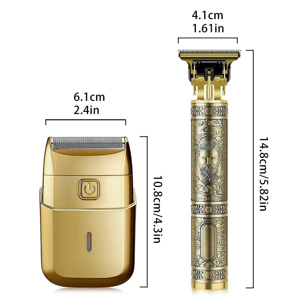 Men's Grooming Excellence: Precision 2 - in - 1 Trimmer Kit - MENLOFT LLC