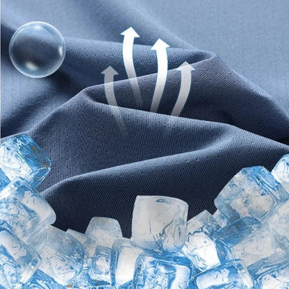 Men's Ice Silk Quick Dry T-Shirt - Cool Comfort for Active Men - MENLOFT LLC
