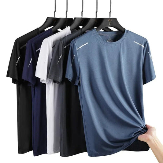 Men's Ice Silk Quick Dry T-Shirt - Cool Comfort for Active Men - MENLOFT LLC