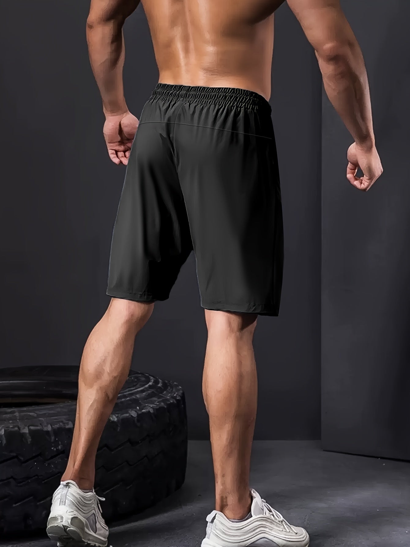 Men's Ice Silky Training Shorts with Zippered Pockets - Menloft