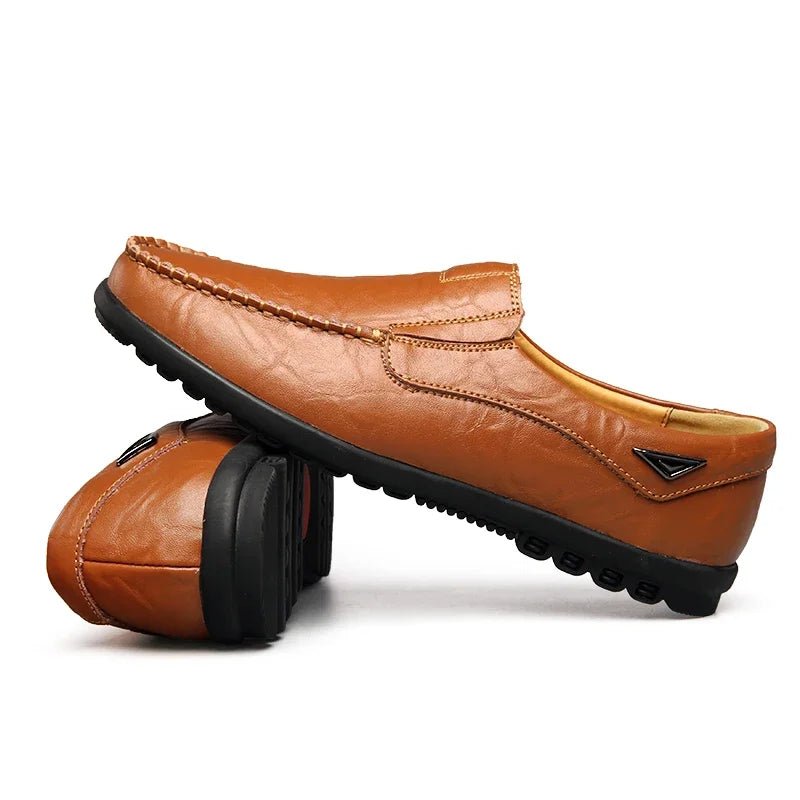 Men's Italian Leather Loafers - Comfort & Style - MENLOFT LLC