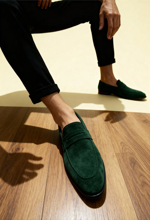 men’s suede loafers Menloft main image