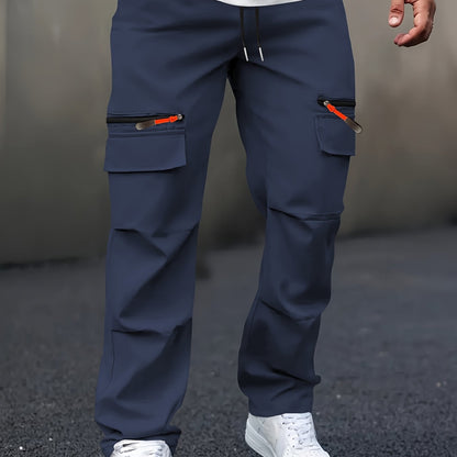 Men's Premium Cargo Pants with Stylish Zipper Details - Menloft