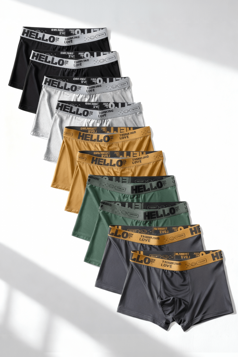 Men's Premium Comfort Underwear Set - 10pcs - Menloft