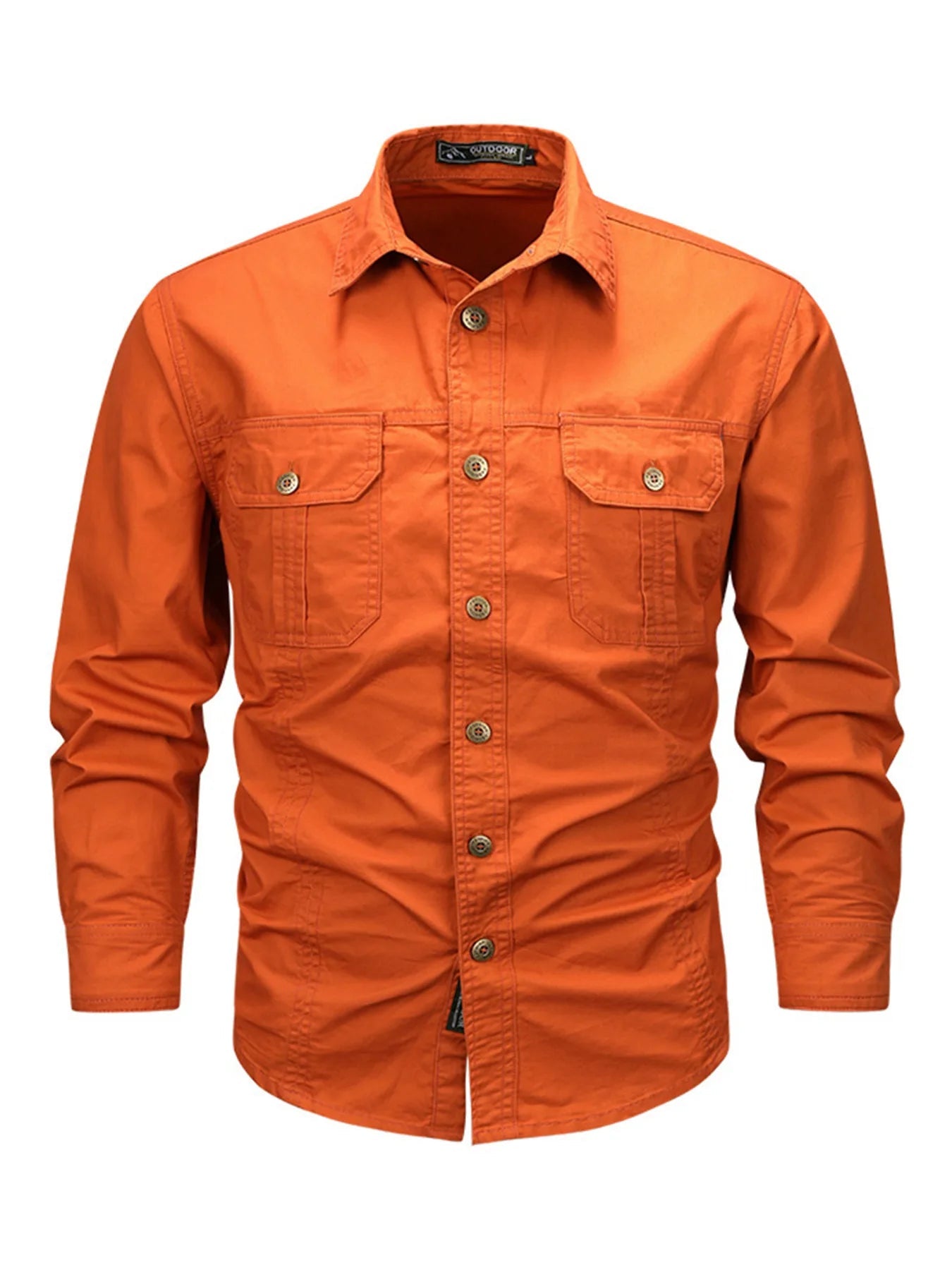 Men's Premium Cotton Long Sleeve Workwear Shirt - Menloft