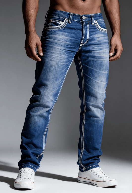 Men's Premium Heavyweight Jeans - Timeless Style & Comfort - Menloft