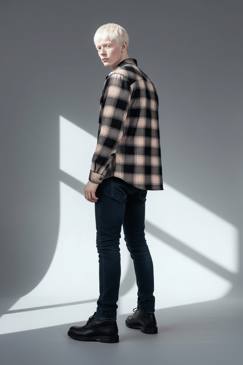 Men's Premium Plaid Flannel Shirt - Winter Warmth & Style - Menloft