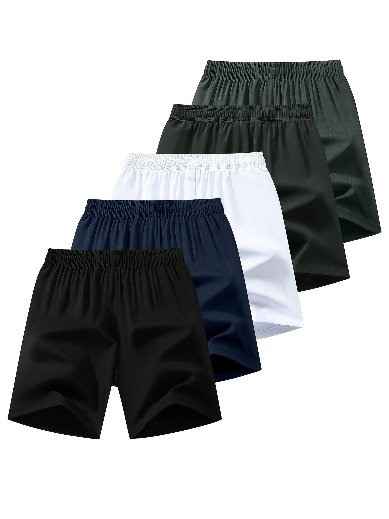 Men's Premium Quick - Dry Sports Shorts - 5 Pack - Menloft
