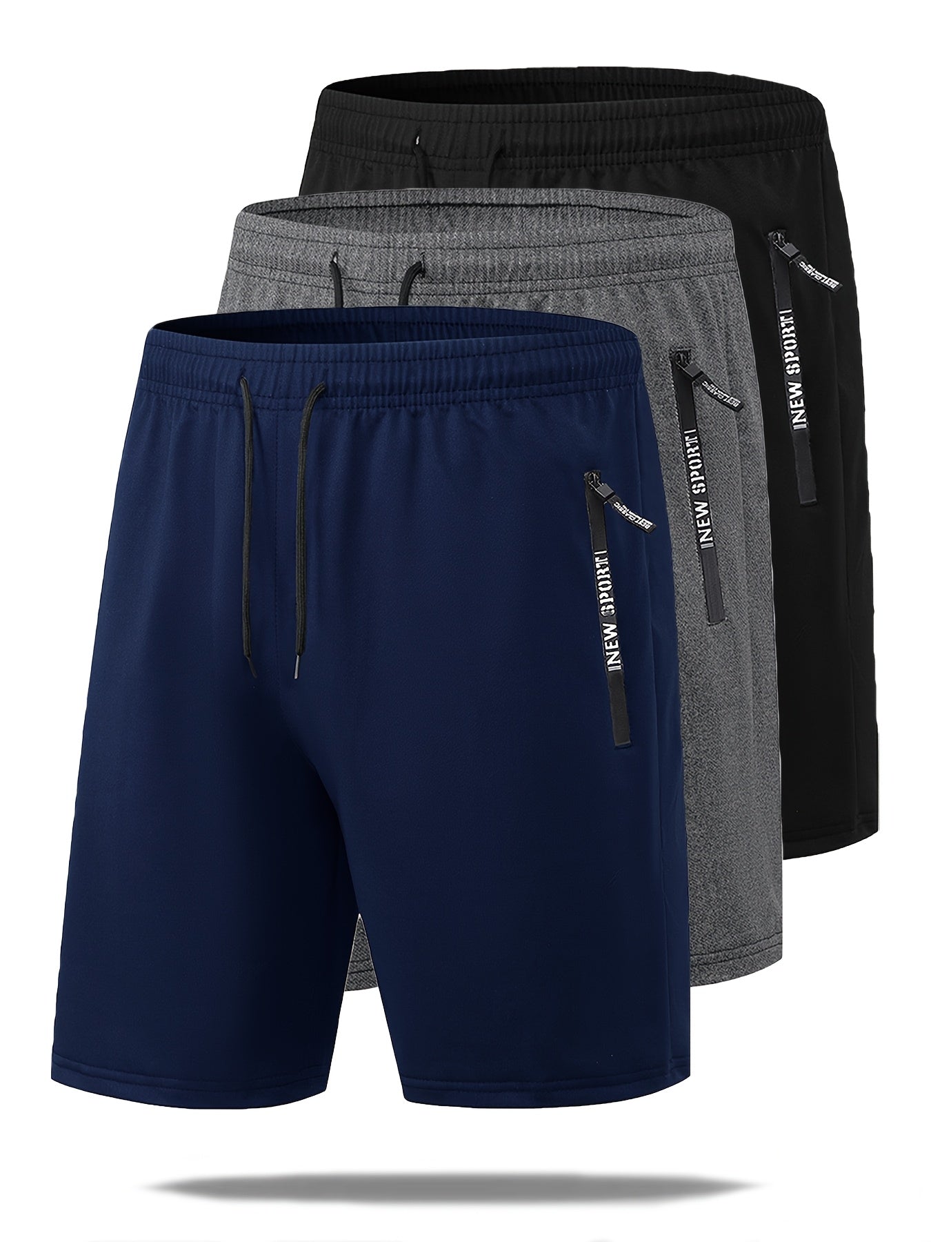 Men's Premium Summer Track Shorts Set - 3 Pack - Menloft