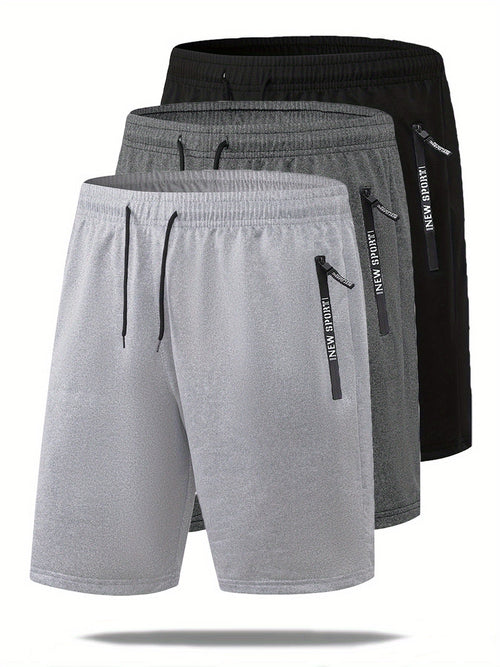 Men's Premium Summer Track Shorts Set - 3 Pack - Menloft