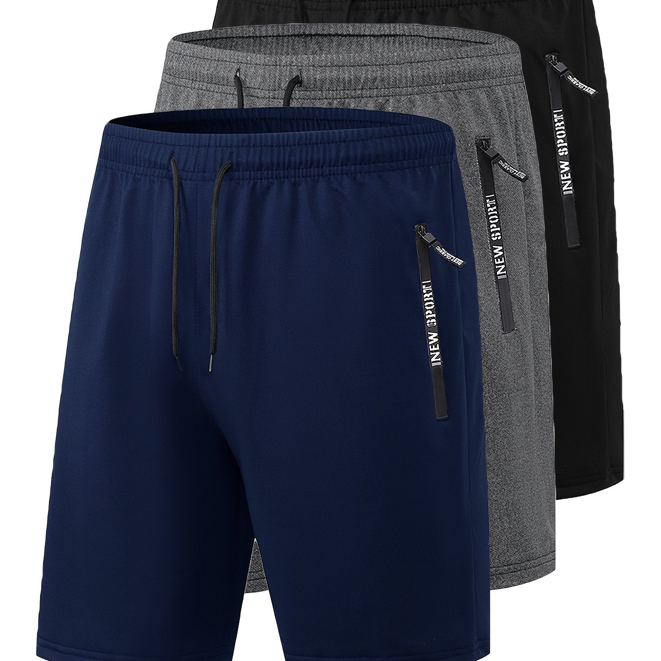 Men's Premium Summer Track Shorts Set - 3 Pack - Menloft