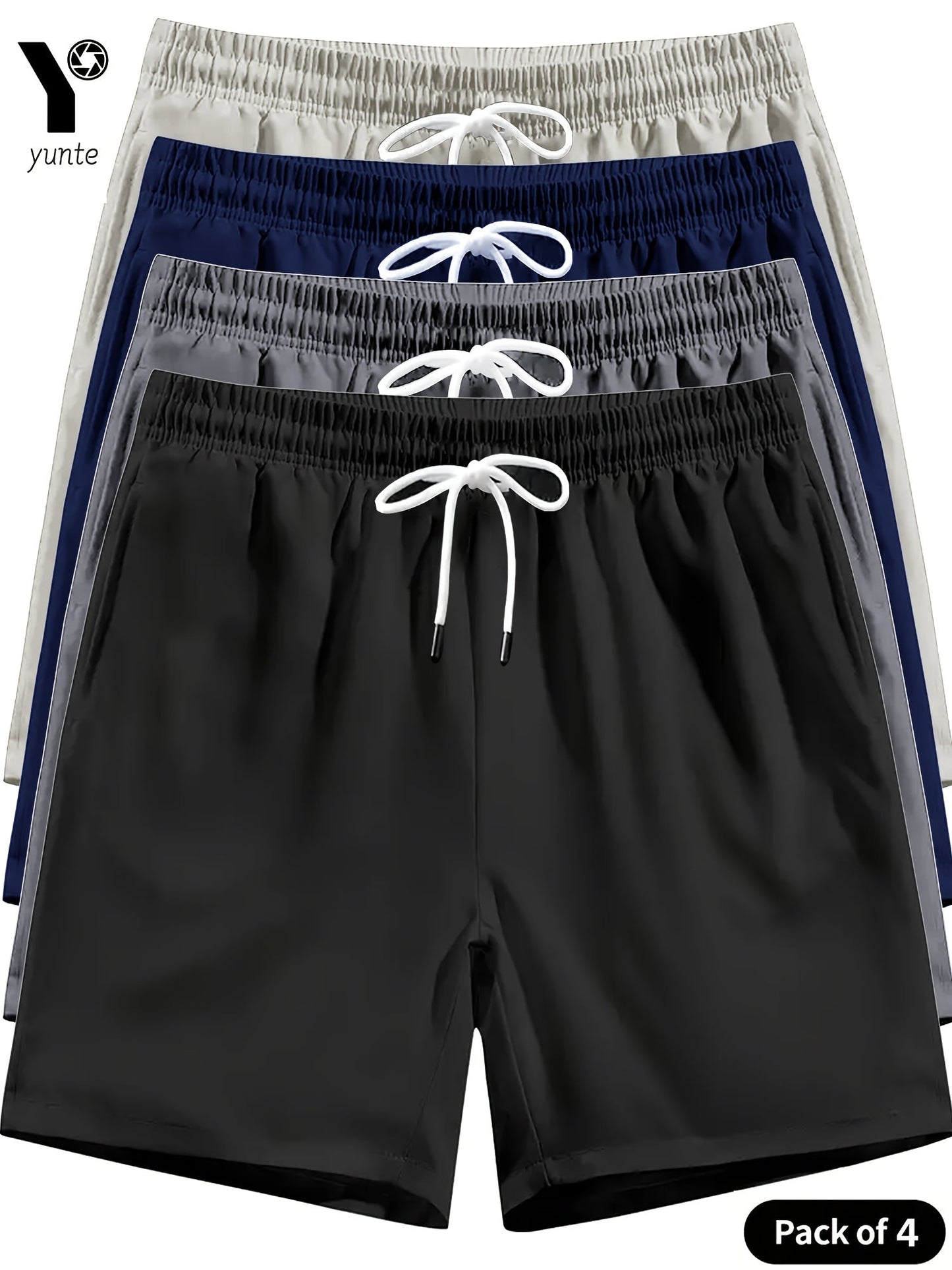 Men's Quick - Dry Athletic Shorts 4 - Pack - Menloft