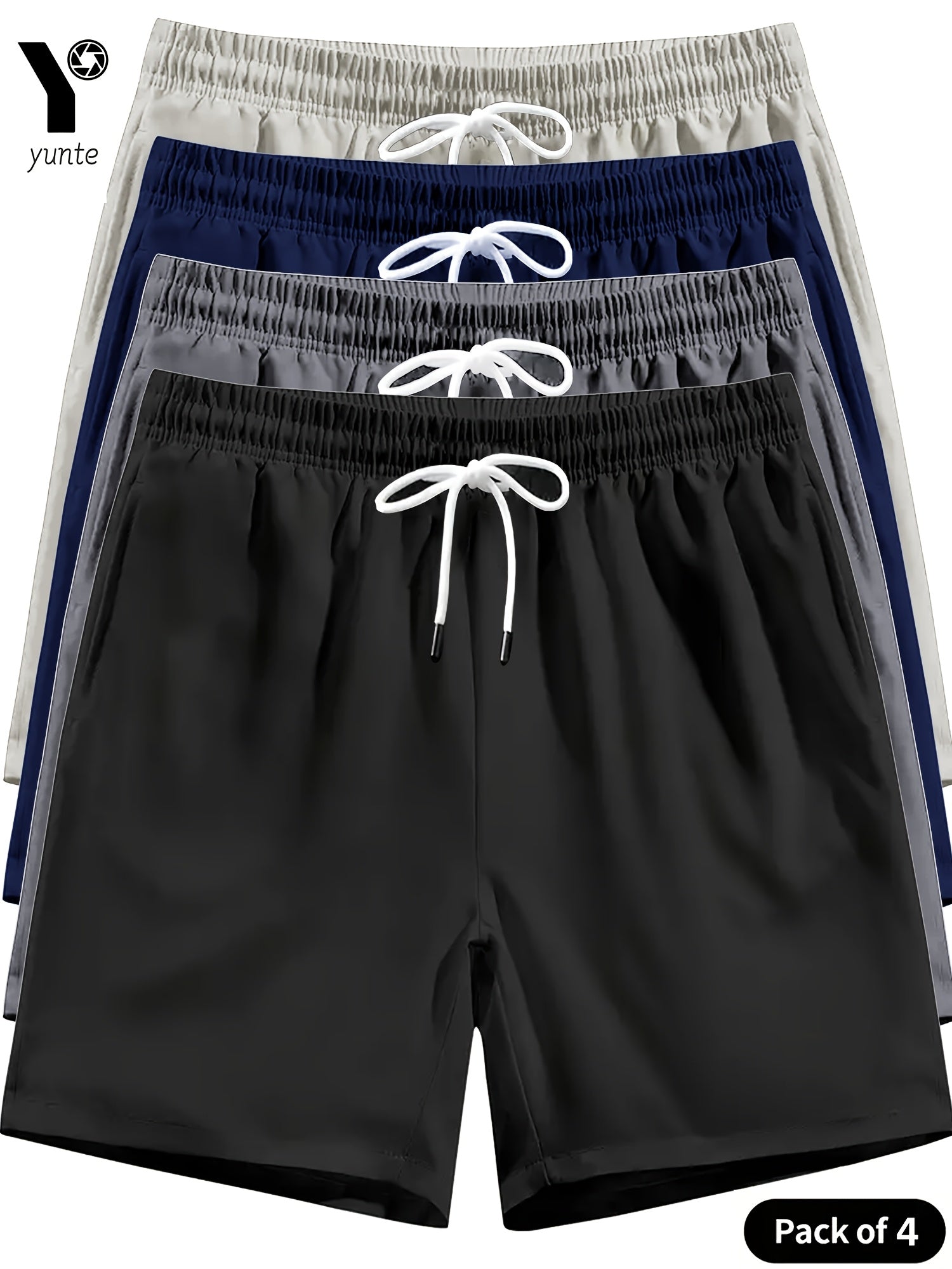 Men's Quick - Dry Athletic Shorts 4 - Pack - Menloft