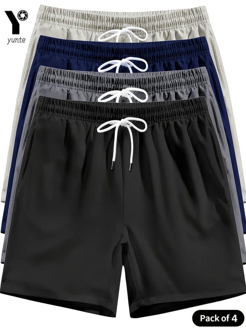 Men's Quick - Dry Athletic Shorts 4 - Pack - Menloft