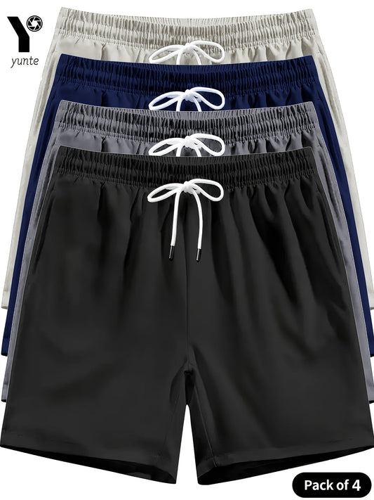 Men's Quick - Dry Athletic Shorts 4 - Pack - Menloft