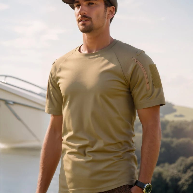 Men's Quick - Dry Performance Tee - Ultimate Comfort & Style - MENLOFT LLC