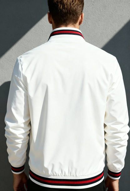 Men's Sophisticated Spring Baseball Collar Jacket - Menloft