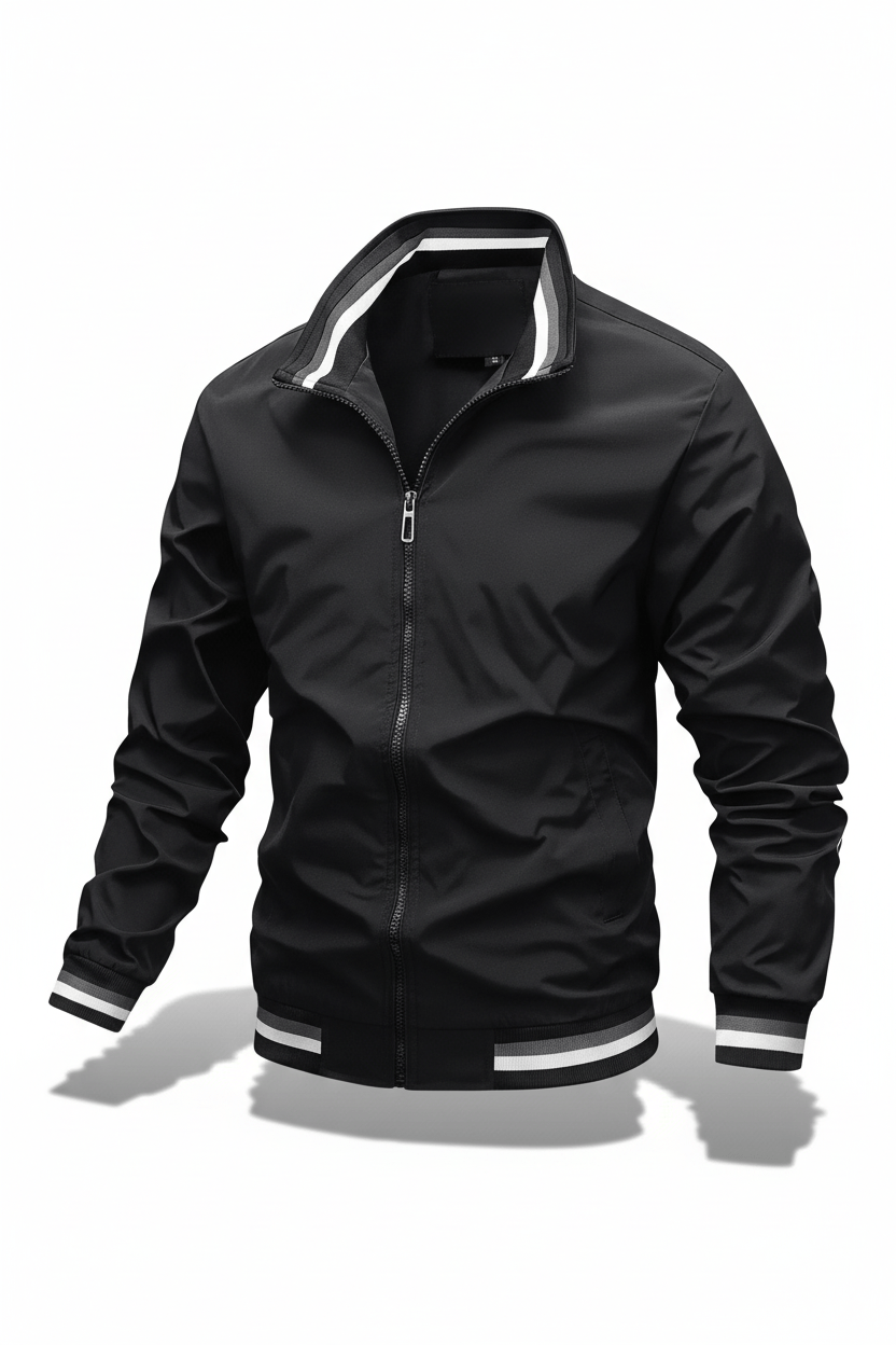 Men's Sophisticated Spring Baseball Collar Jacket - Menloft