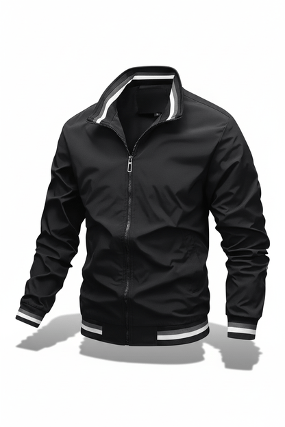 Men's Sophisticated Spring Baseball Collar Jacket - Menloft