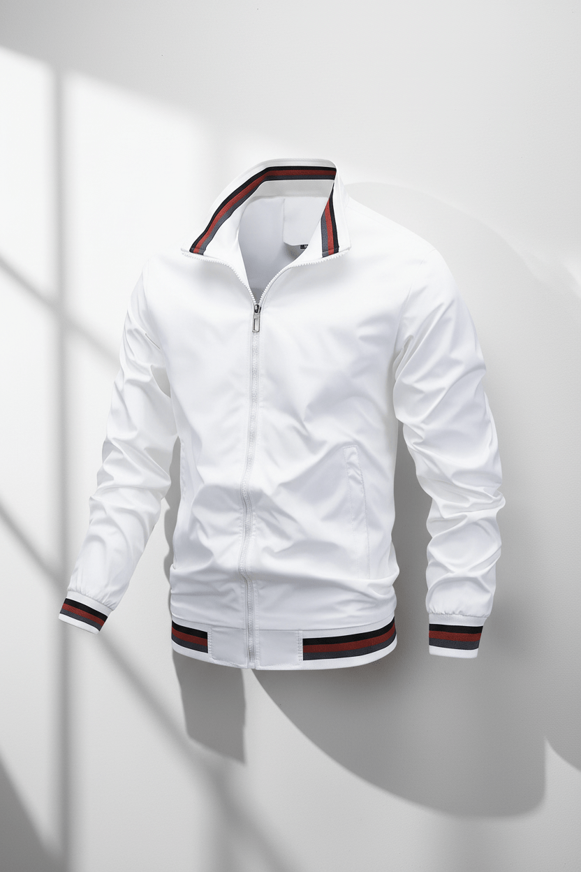 Men's Sophisticated Spring Baseball Collar Jacket - Menloft