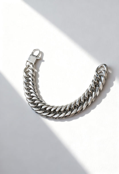 Men's Stainless Steel Cuban Chain Bracelet - Menloft