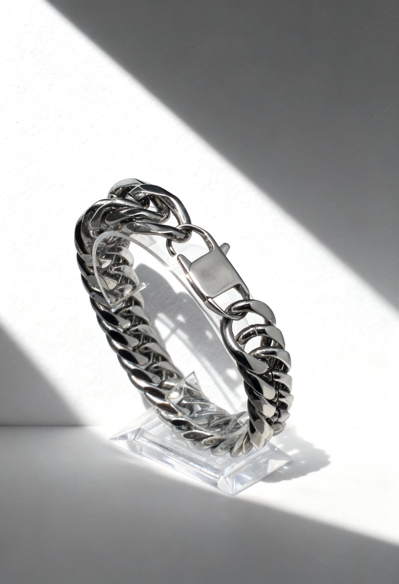 Men's Stainless Steel Cuban Chain Bracelet - Menloft