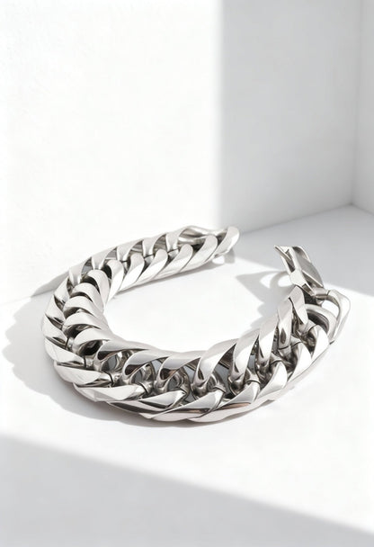 Men's Stainless Steel Cuban Chain Bracelet - Menloft