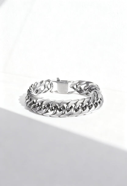 Men's Stainless Steel Cuban Chain Bracelet - Menloft