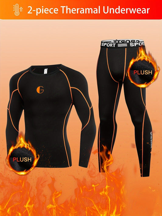 Men's Thermal Fleece Underwear Set for Ultimate Comfort - Menloft