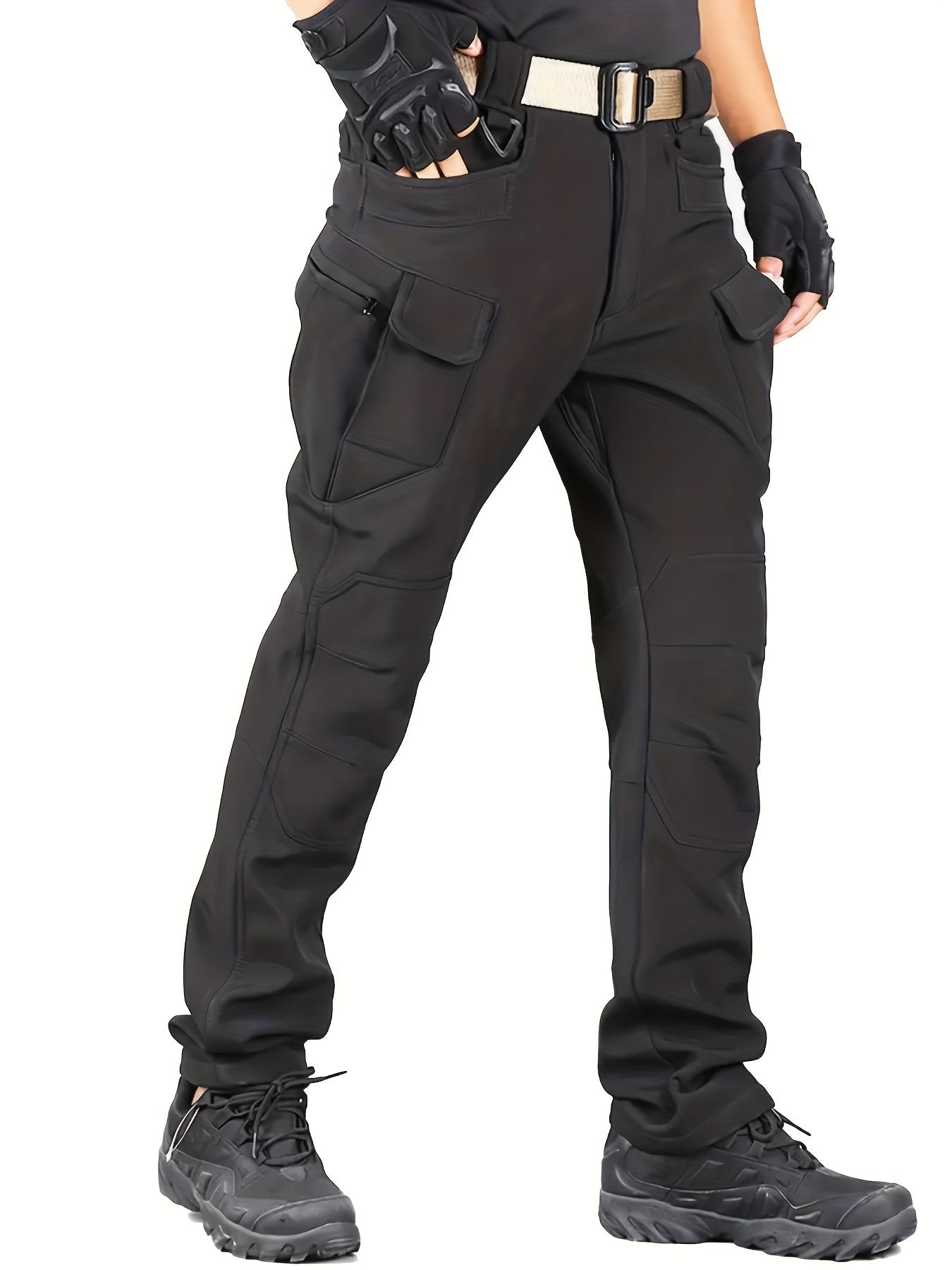 Men's Thermal Tactical Cargo Pants with Multi - Pockets - Menloft