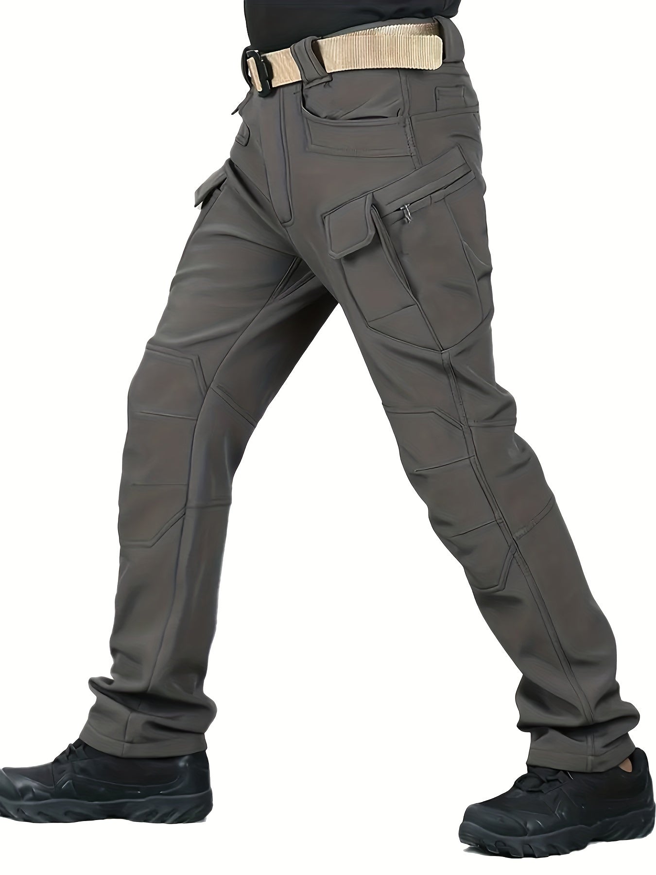 Men's Thermal Tactical Cargo Pants with Multi - Pockets - Menloft