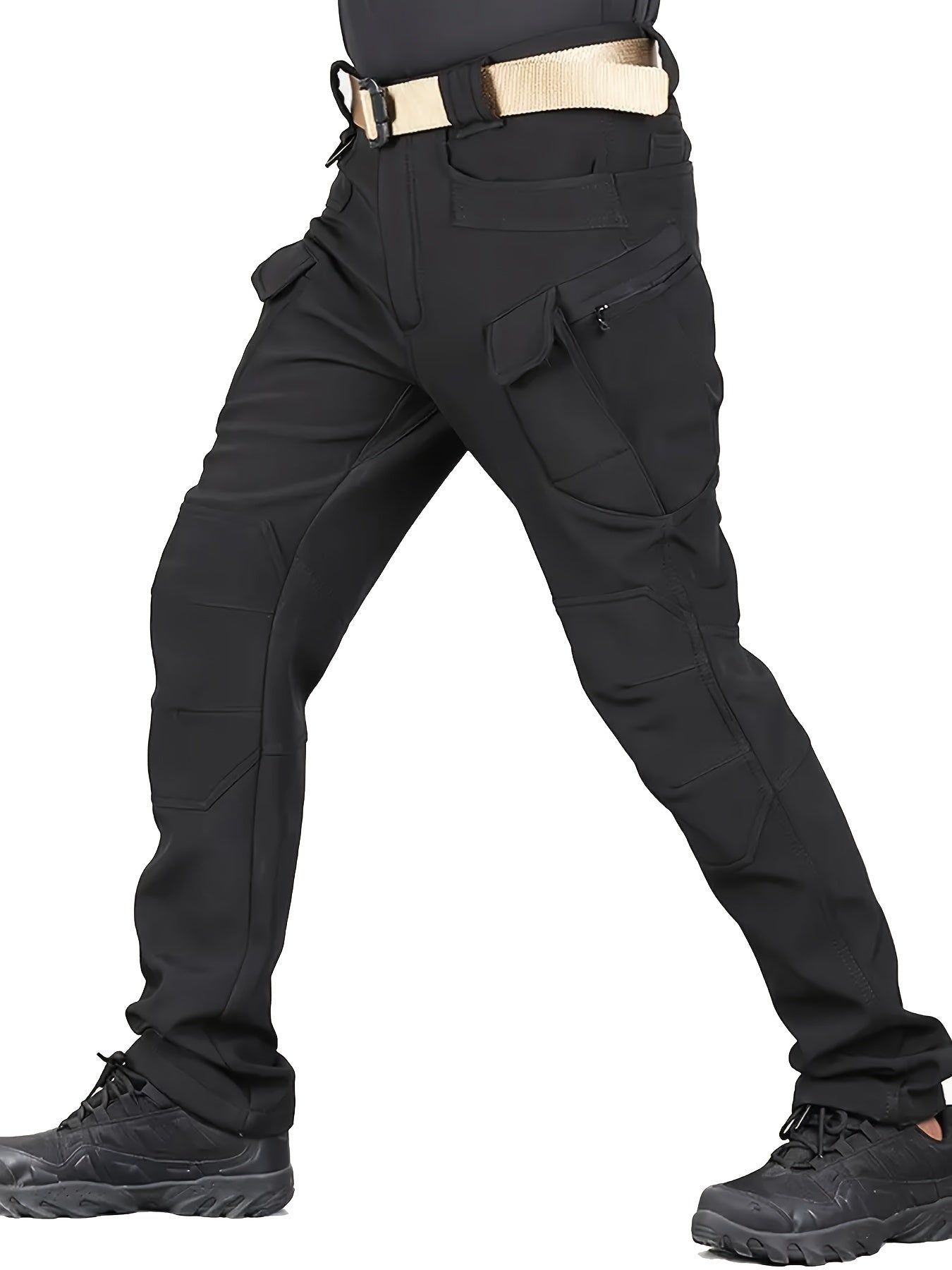 Men's Thermal Tactical Cargo Pants with Multi - Pockets - Menloft