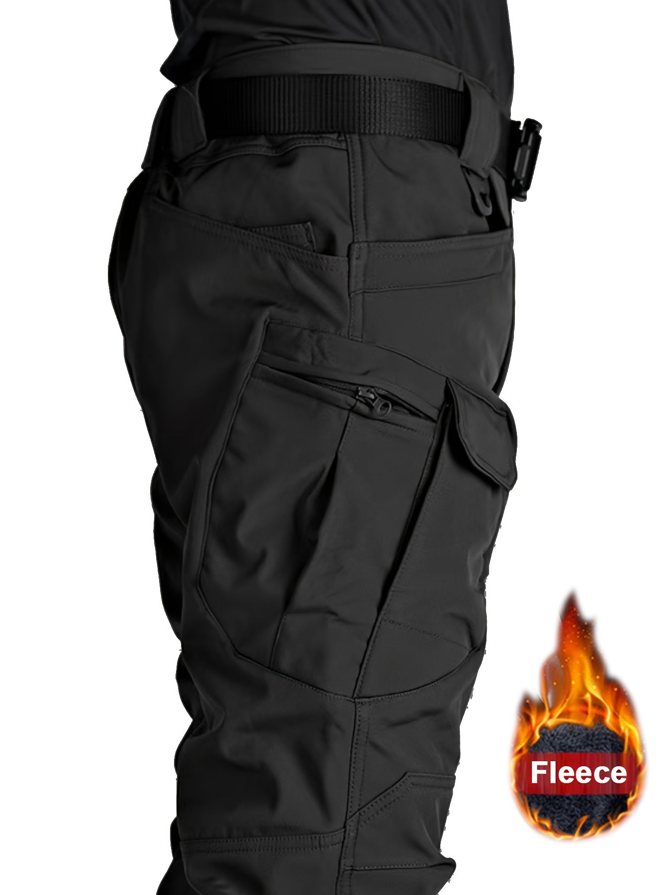 Men's Thermal Tactical Cargo Pants with Multi - Pockets - Menloft