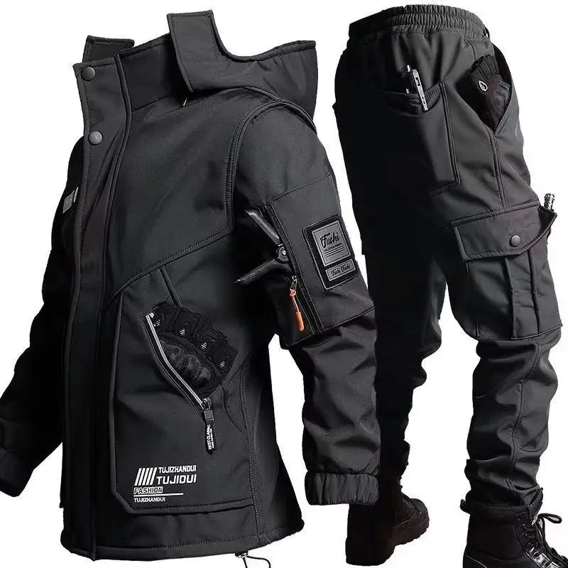 Men's Ultimate Velvet Motorcycle Jacket - Style & Comfort - Menloft