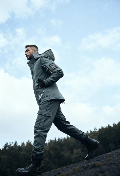 men’s velvet motorcycle jacket fabric detail Menloft