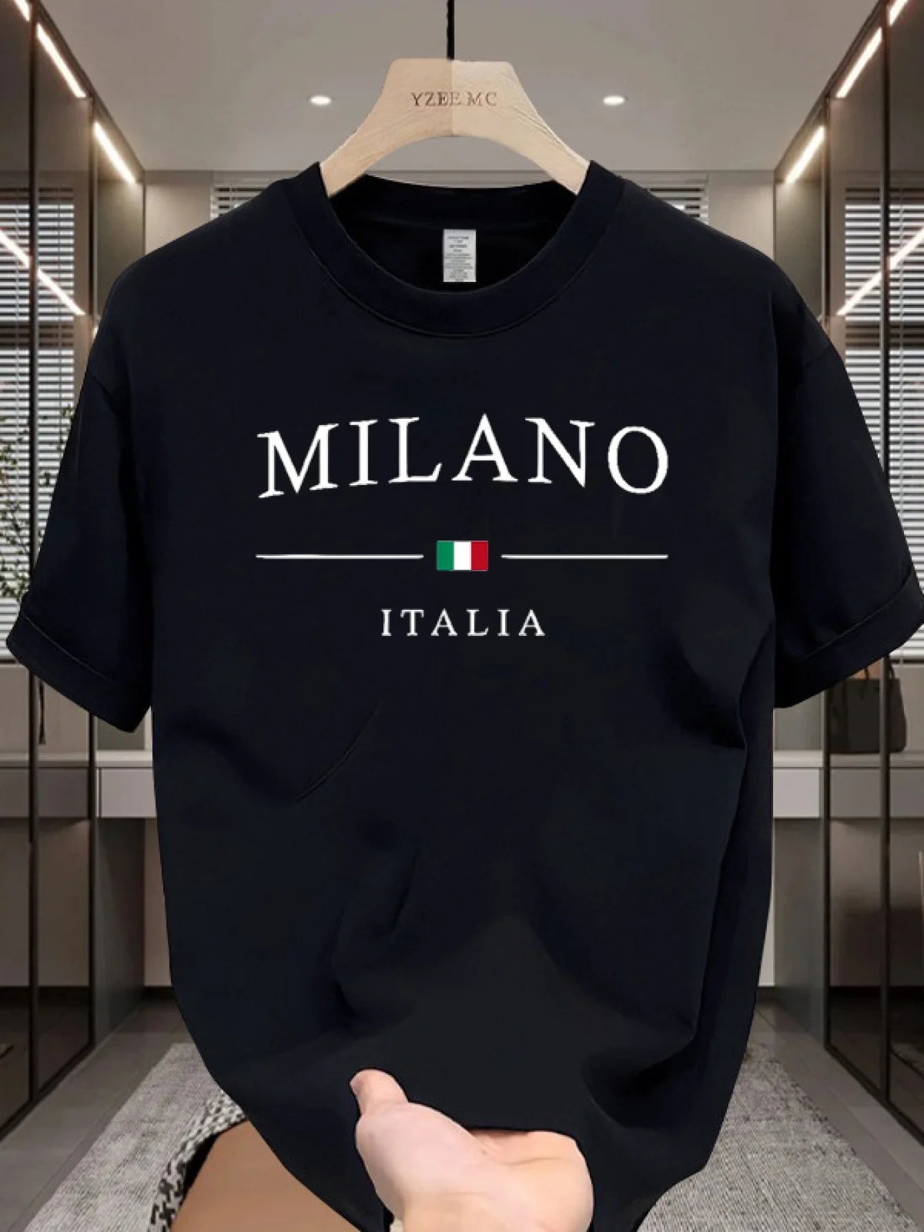 Milano Premium Cotton Tee - Elevate Your Style Effortlessly - MENLOFT LLC