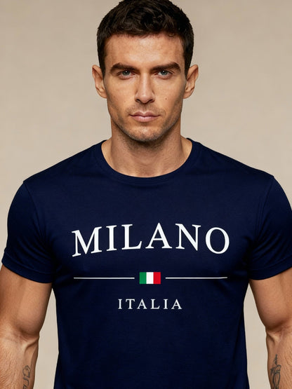 Milano Premium Cotton Tee - Elevate Your Style Effortlessly - Menloft