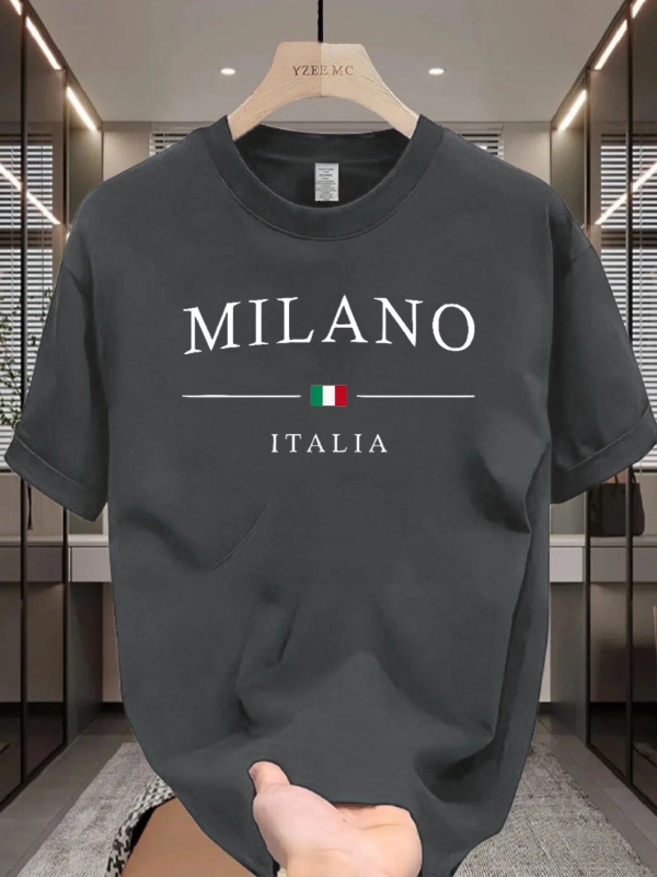 Milano Premium Cotton Tee - Elevate Your Style Effortlessly - MENLOFT LLC