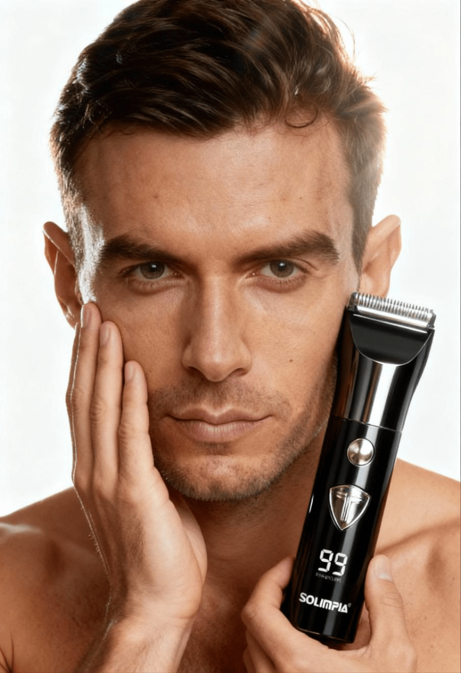 men’s grooming cream applying on skin Menloft